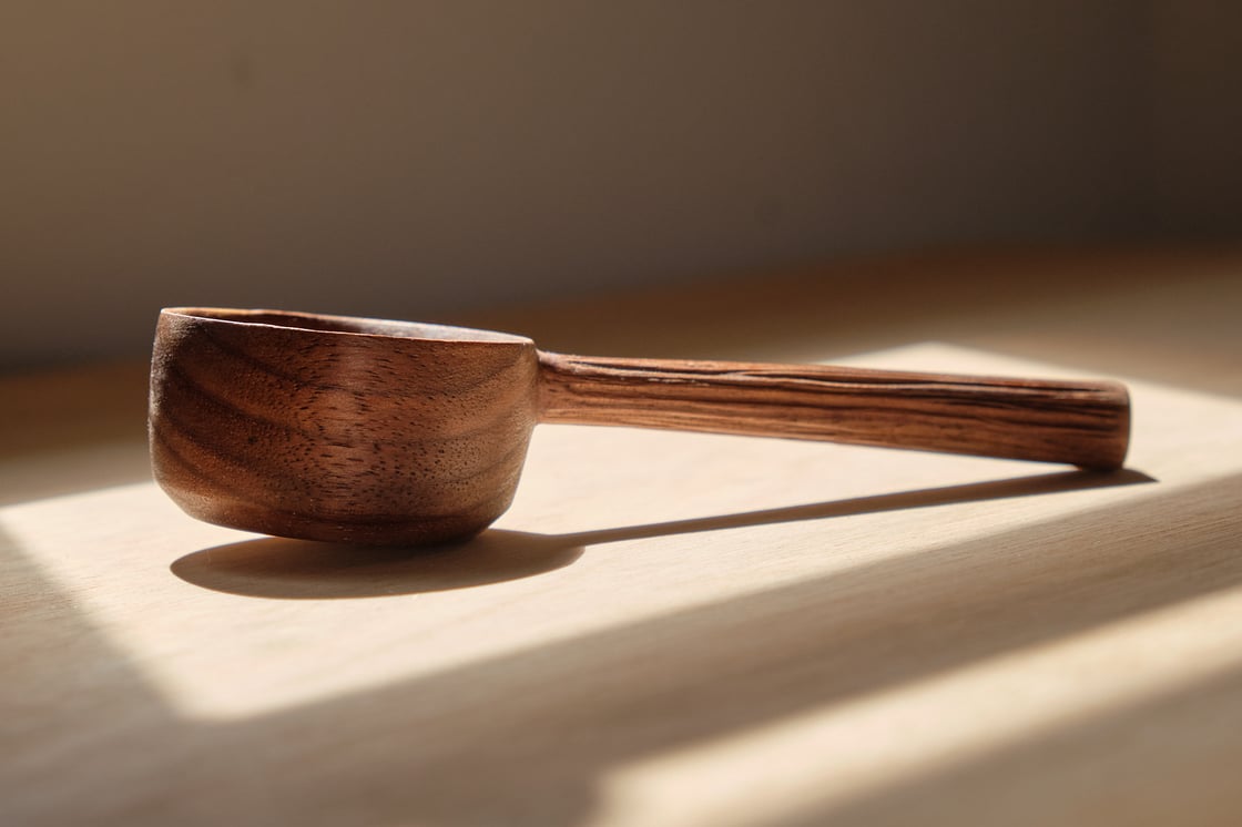 Image of Walnut Coffee Scoop - SC008
