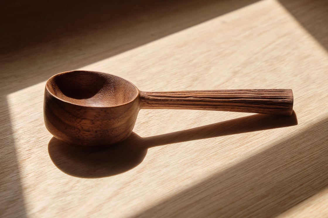 Image of Walnut Coffee Scoop - SC008