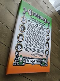 Image 3 of Long Kesh Proclamation Canvas