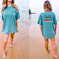 Image 1 of Tide & Timber Co. Lake Crew Pontoon Unisex garment-dyed heavyweight t-shirt
