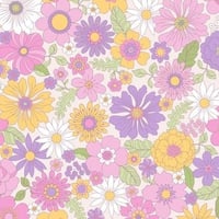 Image 1 of Design Your Own - Retro Wildflower Fabric