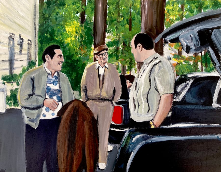 Image of “The Jacket “ original  painting 16” x 20”