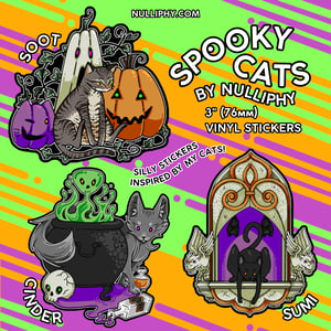 Spooky Cats Stationary