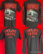 Image of Officially Licensed Flesh Gate "Violent Nature" Cover Art Short And Long Sleeves Shirts!