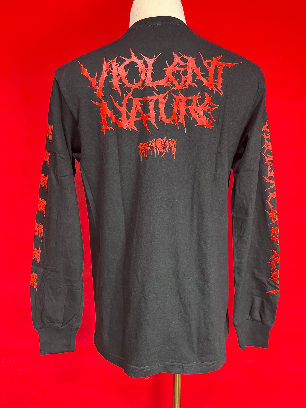 Damage Net Shirt /Long/コンクリート CNCPT_PIXELCAMO_LSTECHTEE_REDD