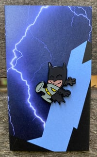 BatCalvin Enamel Pin