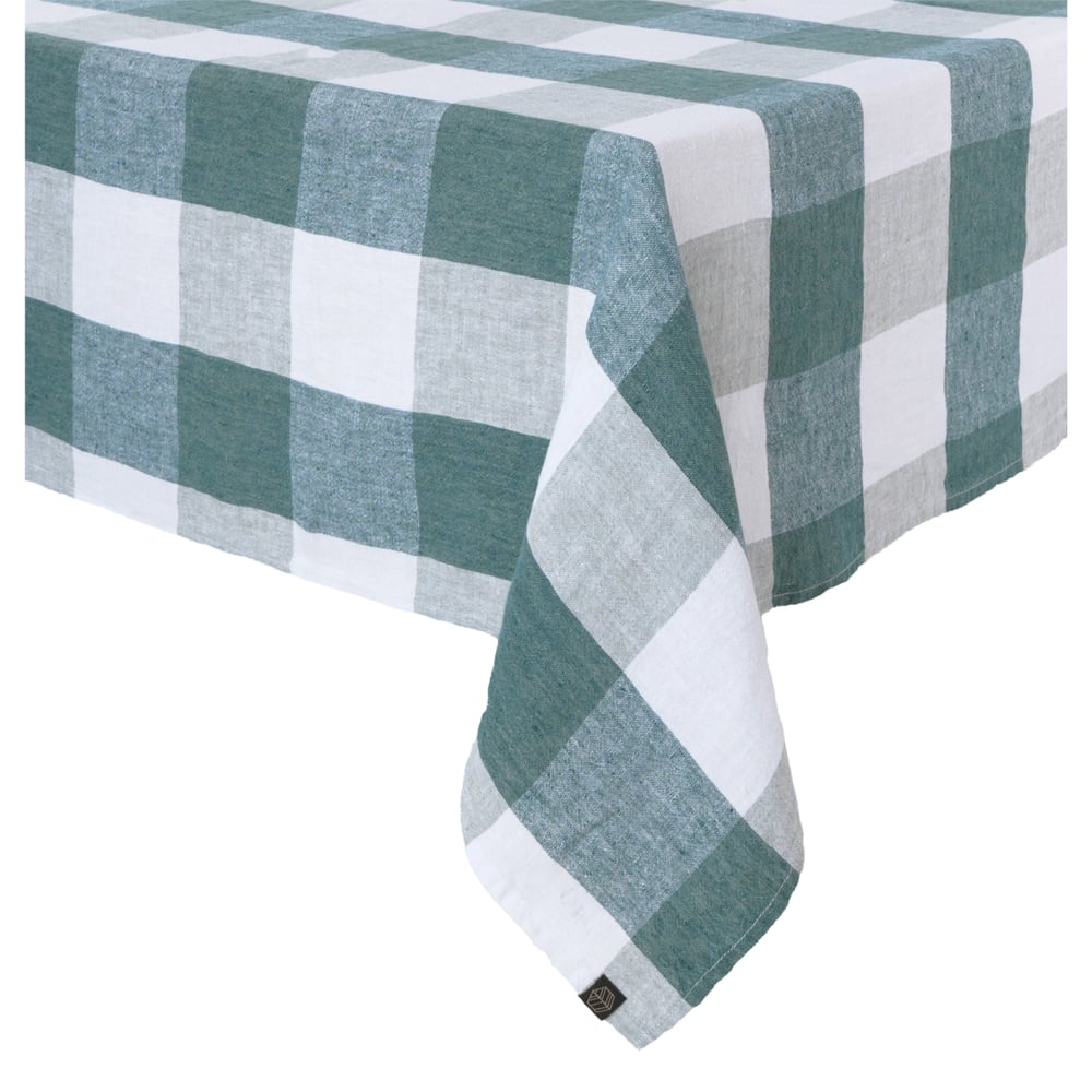 Image of  Nappe PALMA en lin lavé  Céladon 3 tailles