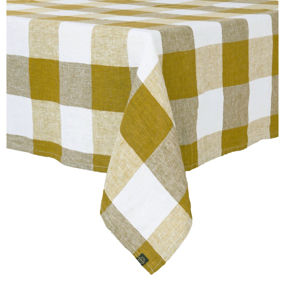 Image of  Nappe PALMA en lin lavé  Citrus 3 tailles