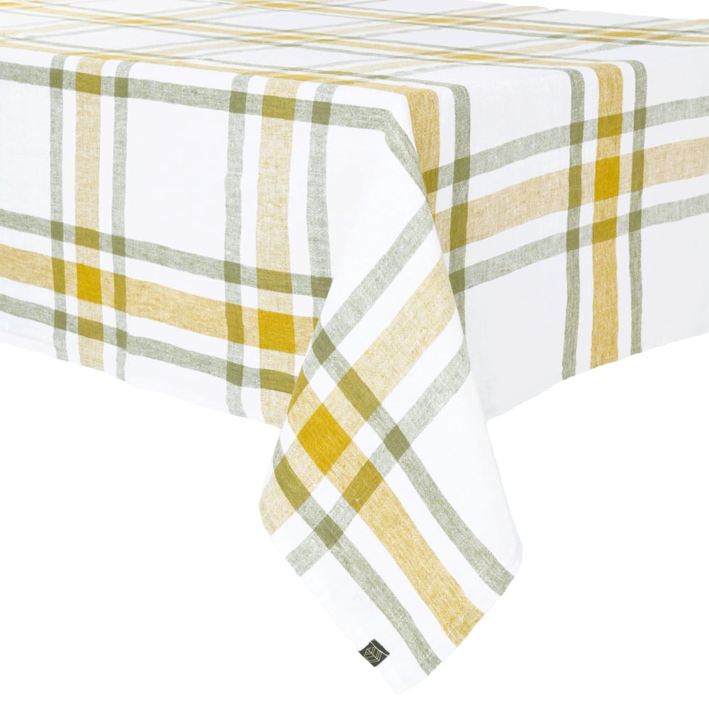 Image of  Nappe CAPRI en lin lavé  Citrus 3 tailles