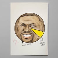 Kevin Hart Pie Chart (original painting) 