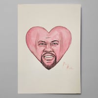 Kevin Hart Hart Emoji (original painting) 