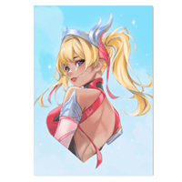 Image 2 of Pink and Rose Gold Mercy Print