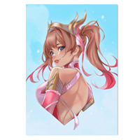 Image 3 of Pink and Rose Gold Mercy Print
