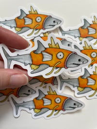 Image 1 of Pokemon Shark Cosplay Sticker