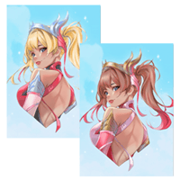 Image 1 of Pink and Rose Gold Mercy Print