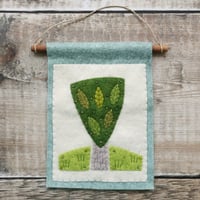 Image 1 of Little Tree | Miniature Felt Wall Hanging