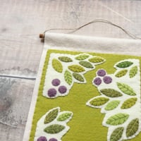 Image 4 of Hedgerow Sloes | Felt Wall Hanging