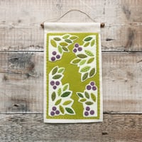 Image 1 of Hedgerow Sloes | Felt Wall Hanging