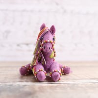 Image 3 of Claudia | Poseable Felt Horse Soft Sculpture