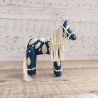 Image 3 of Luna the Moon Horse |Felt Horse Soft Sculpture