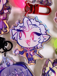 Image 4 of BG3 Epoxy Rainbow Acrylic Charms 
