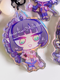 Image 5 of BG3 Epoxy Rainbow Acrylic Charms 