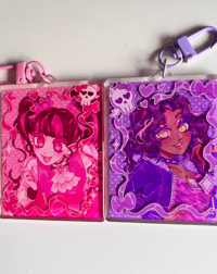 Image 1 of Monster High Draculaura & Clawdeen 3D Charms