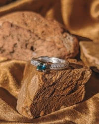 Image 1 of Australian Sapphire Claw Ring