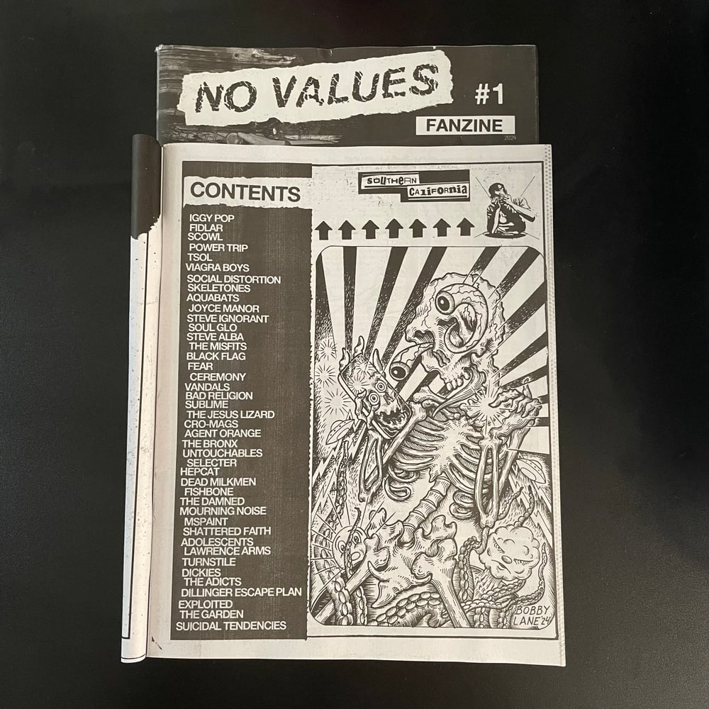 Image of No Values Fanzine #1