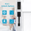 Smart Fingerprint Door Lock | Keypad, OLED, Auto Lock, DIY Install, Black, 300 Users