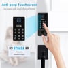 Smart Fingerprint Door Lock | Keypad, OLED, Auto Lock, DIY Install, Black, 300 Users