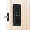 Smart Fingerprint Door Lock | Keypad, OLED, Auto Lock, DIY Install, Black, 300 Users