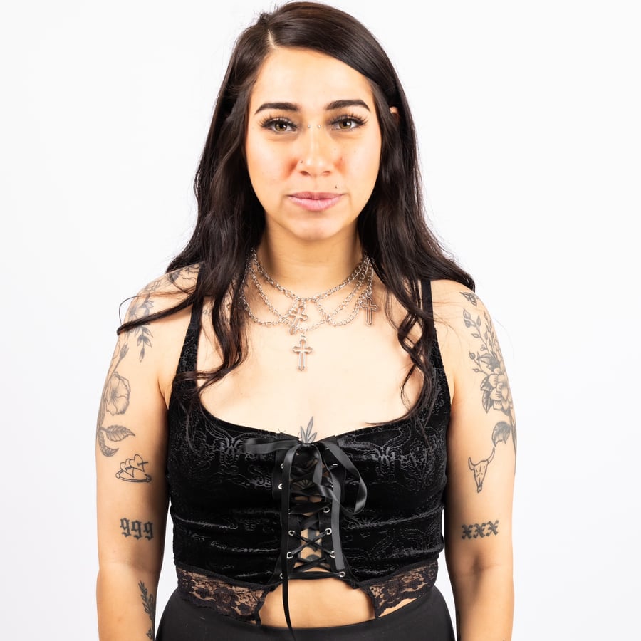 Image of Serene Lace Up Cami
