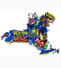 Image 1 of N.Y. STATE OF MINE ARCHIVAL PRINT, LIMITED EDITION OF 25 - 11 x 17"
