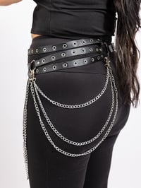 Image 2 of Gothic Multi Chain Belt