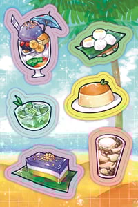 Image 2 of ORIGINAL ART: FILIPINO FOOD - STICKERSHEETS
