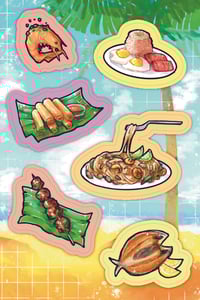 Image 3 of ORIGINAL ART: FILIPINO FOOD - STICKERSHEETS