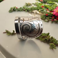 Image 4 of Art Nouveau spiral spoon ring