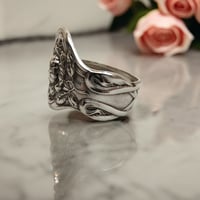 Image 2 of Antique Tea Rose Spoon Ring