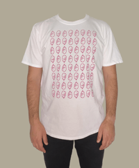 Image 1 of T-shirt Melanziana pattern - Uomo - Bianca