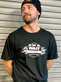 Black T-shirt with Blk/Wht Logo
