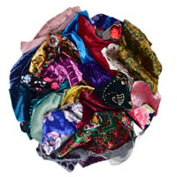 Image 1 of Patterned Velvet Offcuts Craft Fabric Pack