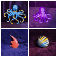 Image 1 of Oceanic resin animals & hanging art