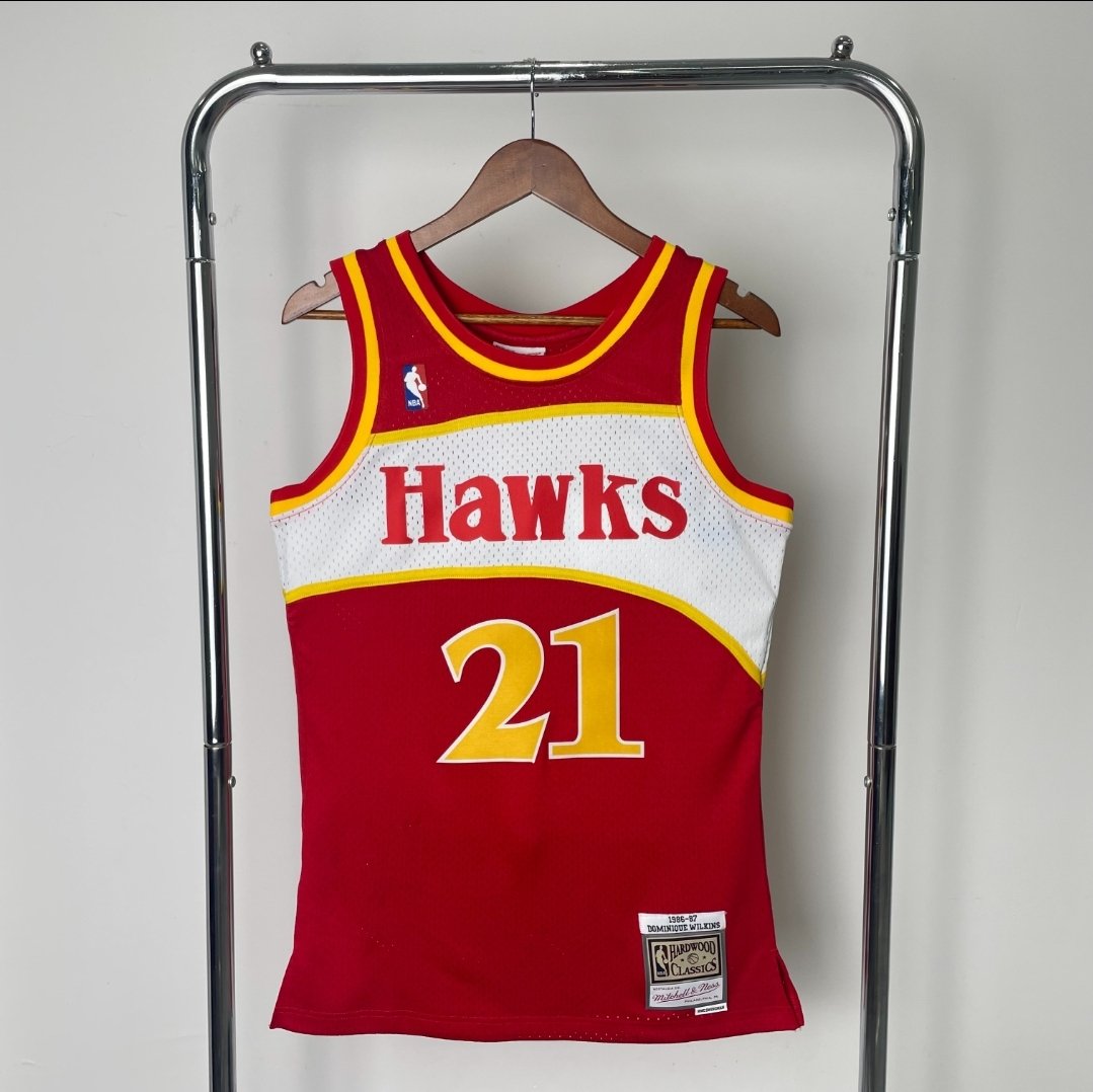 A.Hawks #21 Dominique Wilkins Mitchell & Ness Unisex Hardwood Classics – Puhics A.Hawks #21 Dominique Wilkins Mitchell & Ness Unisex Hardwood Classics – Puhics