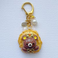 Image 1 of Rilakkuma Cookie Miniature Keychain