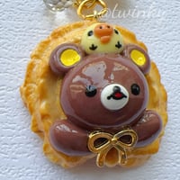 Image 2 of Rilakkuma Cookie Miniature Keychain