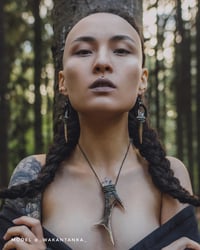 Image 3 of Antler Crystal Necklaces