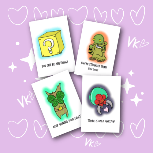 Image of 4 Inspirational Quotes | 4 Post Card Print