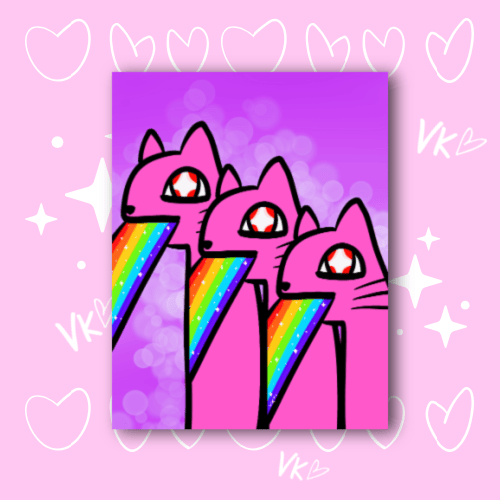 Image of Lazer Cats | Print