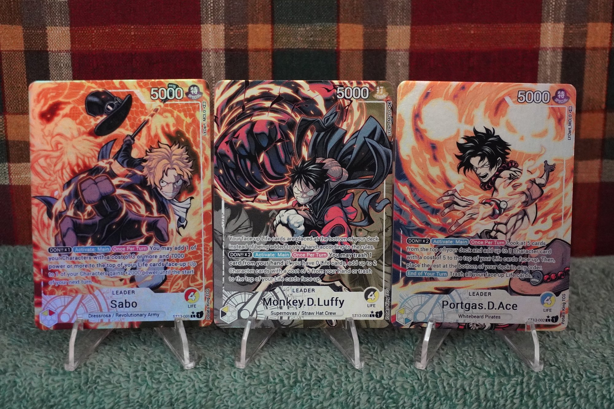 ST13 Three Brothers, 3 Leader Card set | PotatoKingTCG ST13 Three Brothers, 3 Leader Card set | PotatoKingTCG